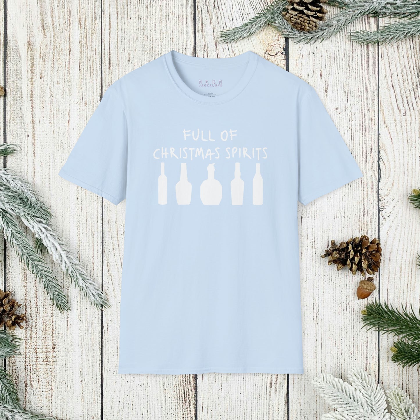 Full of Christmas Spirits T-Shirt (Bourbon Christmas)