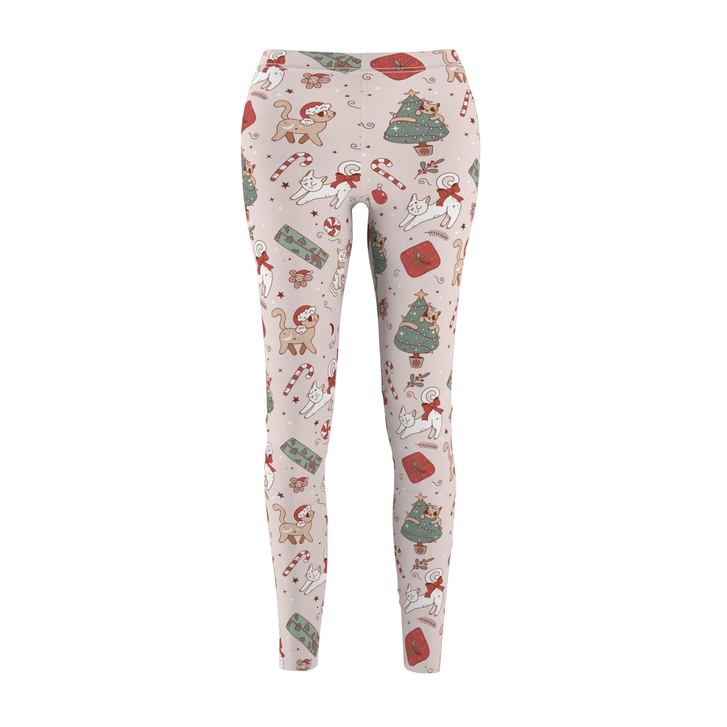 Meowy Christmas Women's Leggings (Cat Christmas)