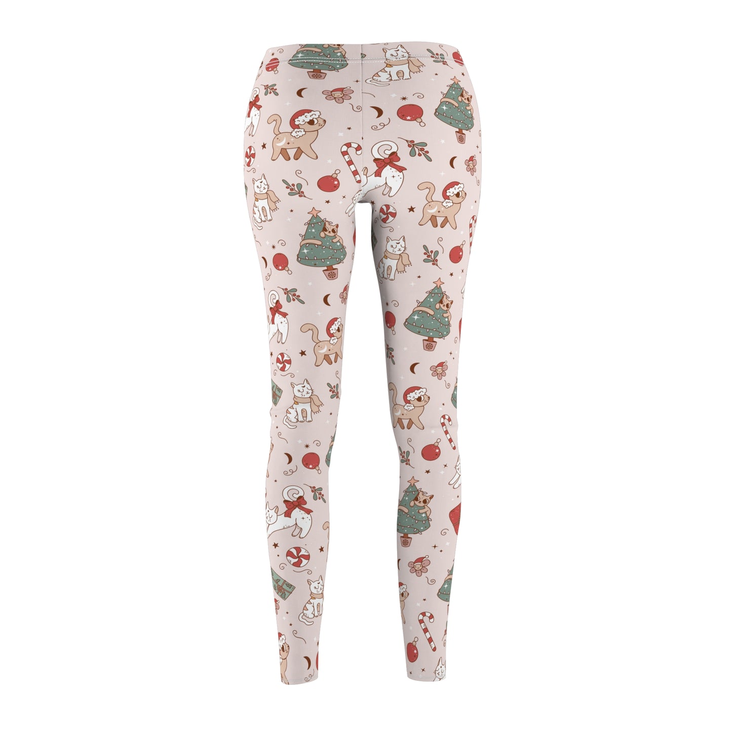 Meowy Christmas Women's Leggings (Cat Christmas)