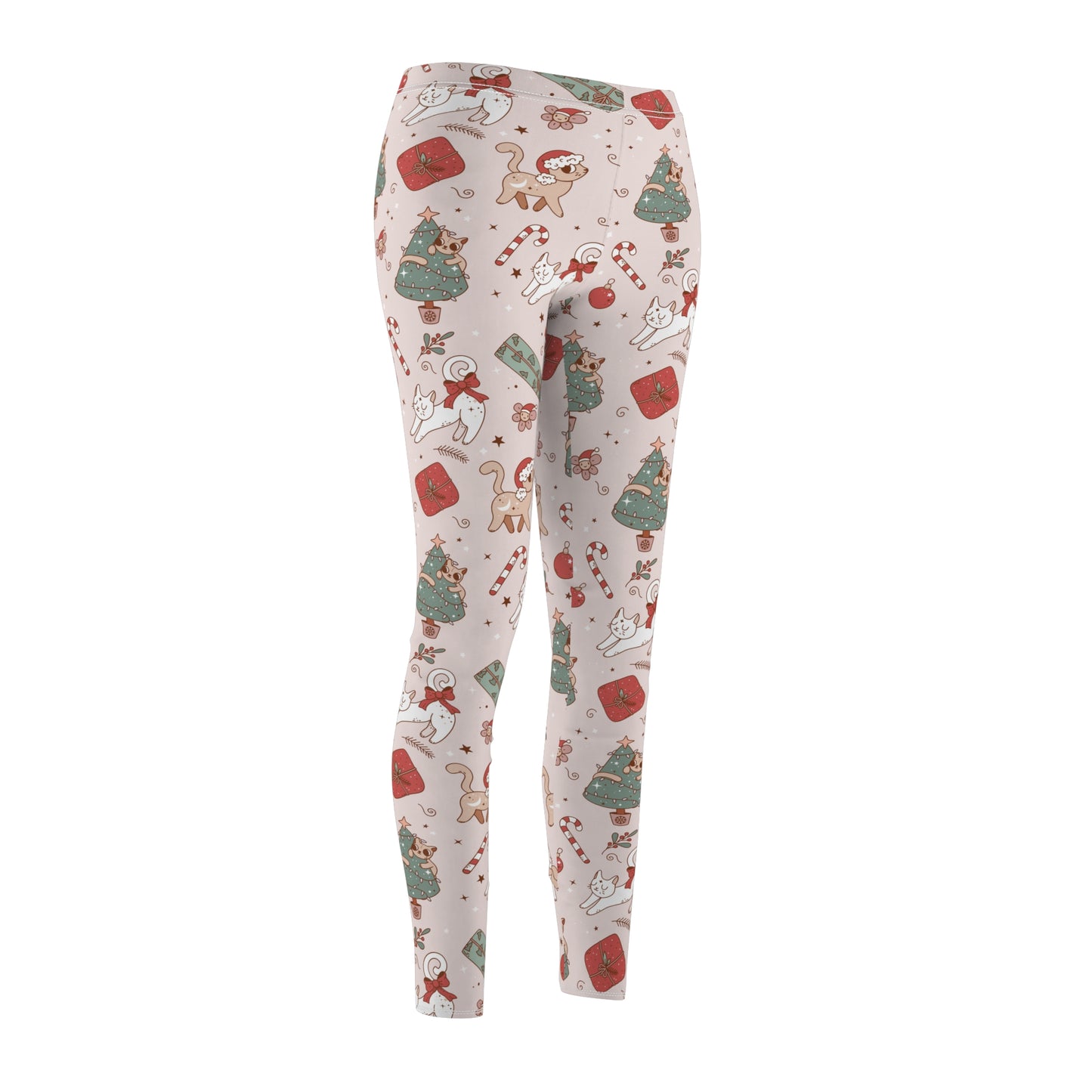 Meowy Christmas Women's Leggings (Cat Christmas)