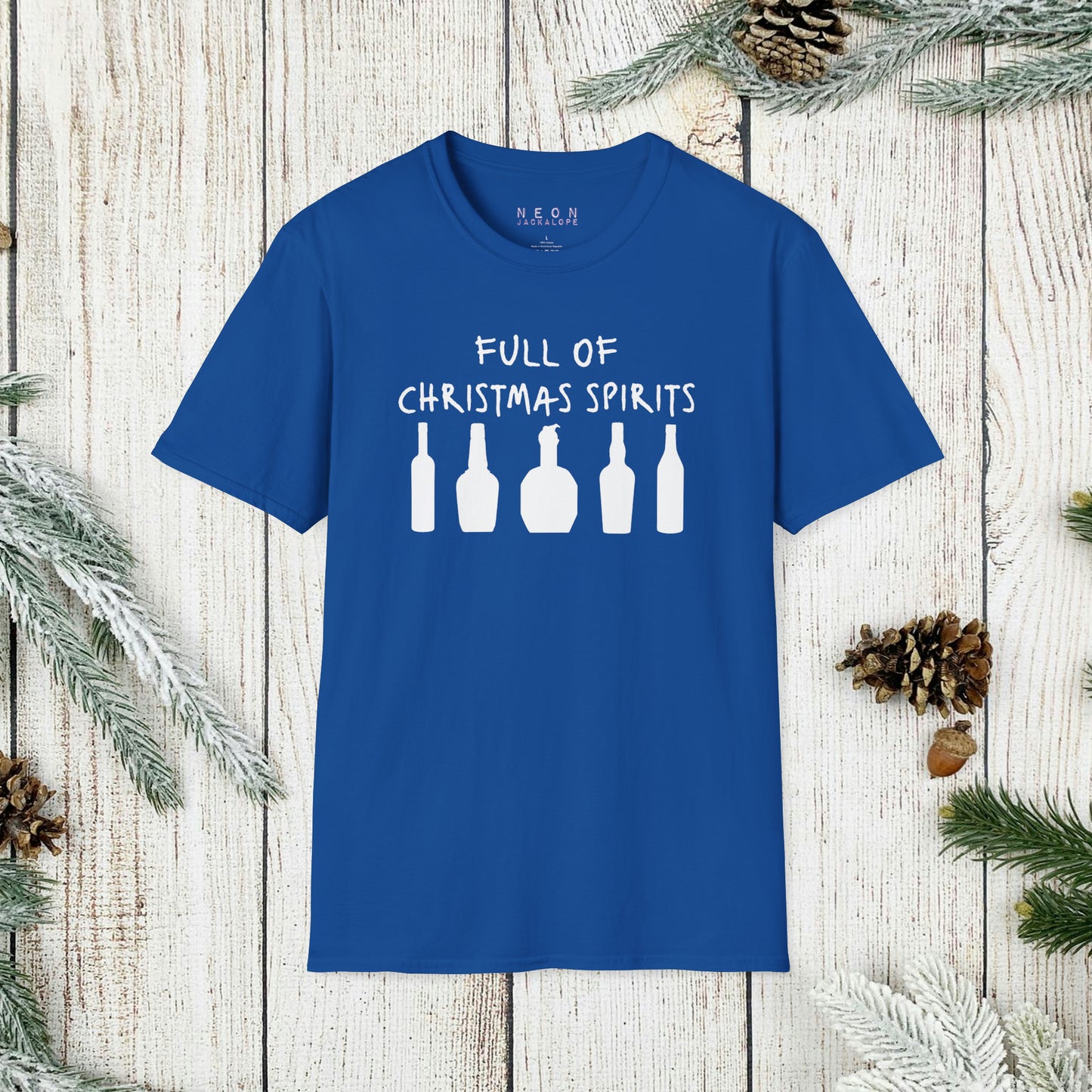 Full of Christmas Spirits T-Shirt (Bourbon Christmas)