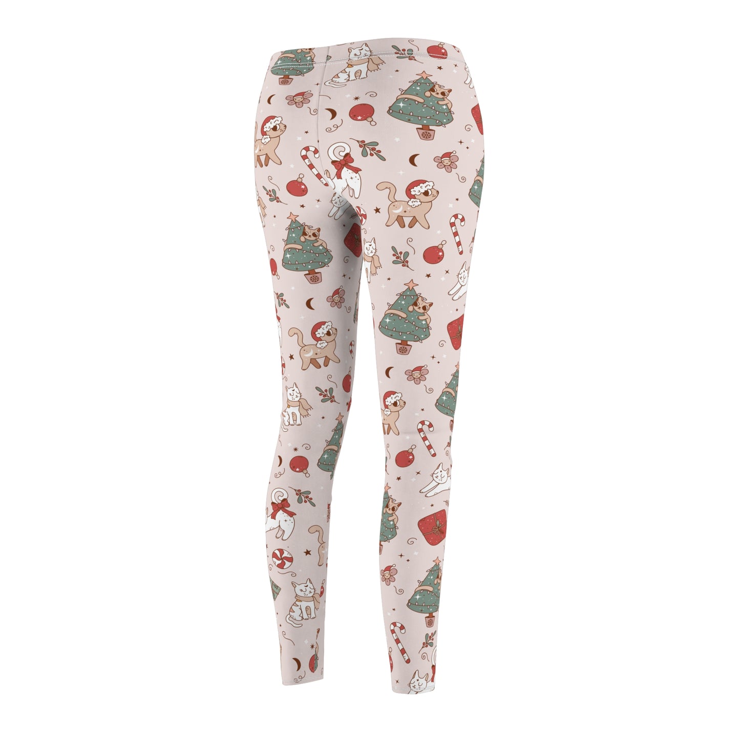 Meowy Christmas Women's Leggings (Cat Christmas)