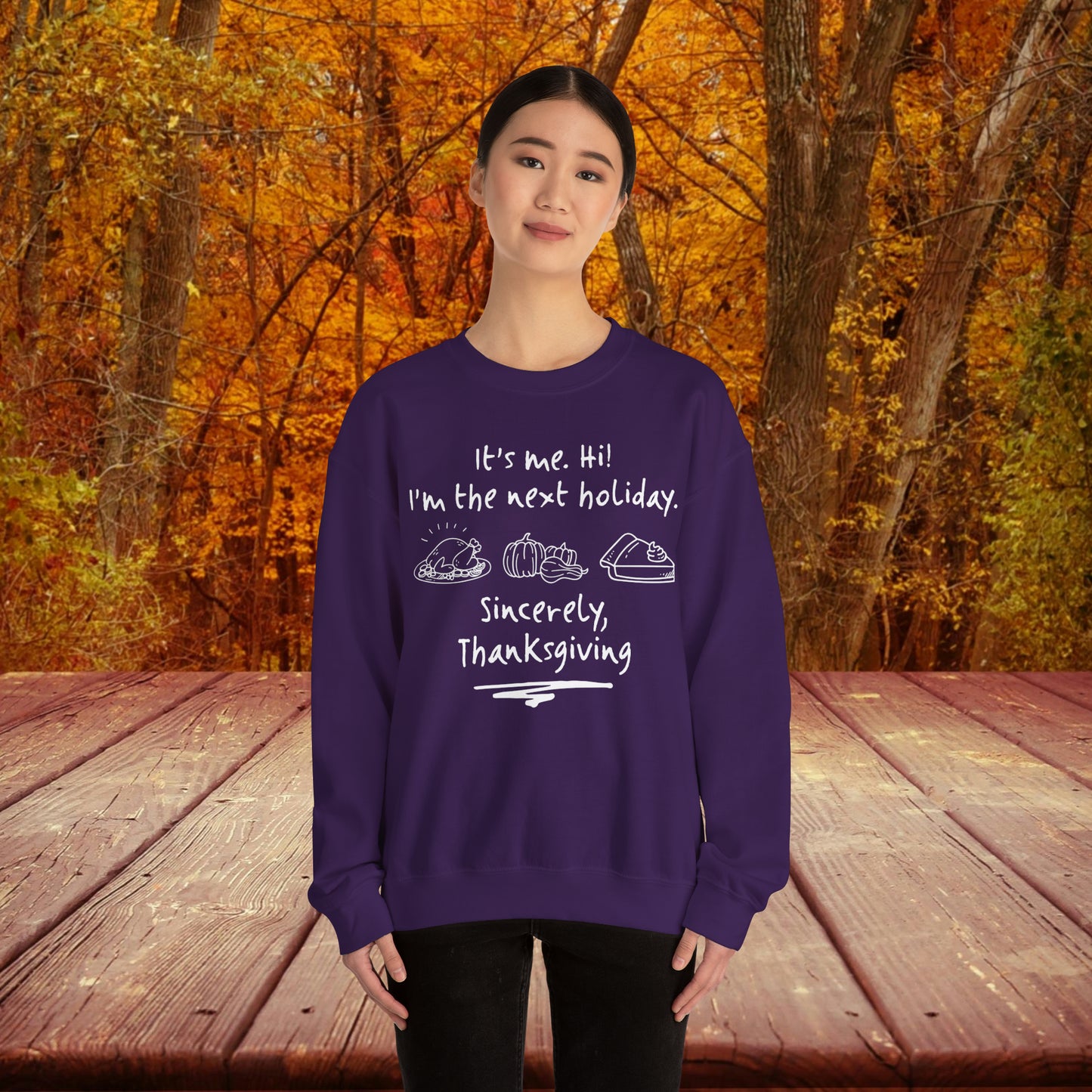 It's Me Thanksgiving Crewneck Sweatshirt