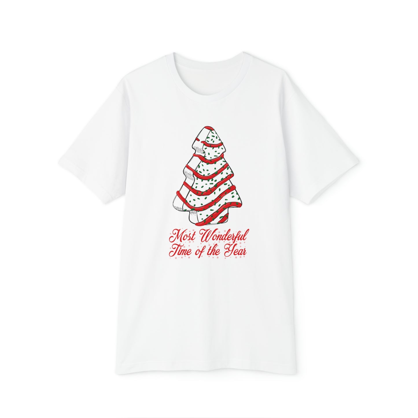 Most Wonderful Time of the Year Women's Short Sleeve Pajama Set (Christmas Tree Cake)