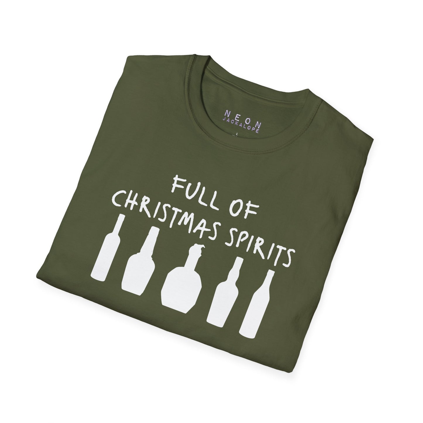 Full of Christmas Spirits T-Shirt (Bourbon Christmas)