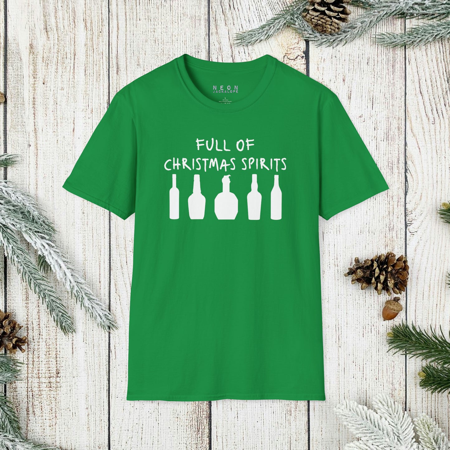 Full of Christmas Spirits T-Shirt (Bourbon Christmas)