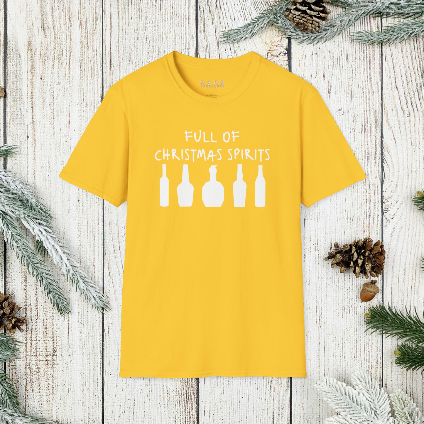 Full of Christmas Spirits T-Shirt (Bourbon Christmas)