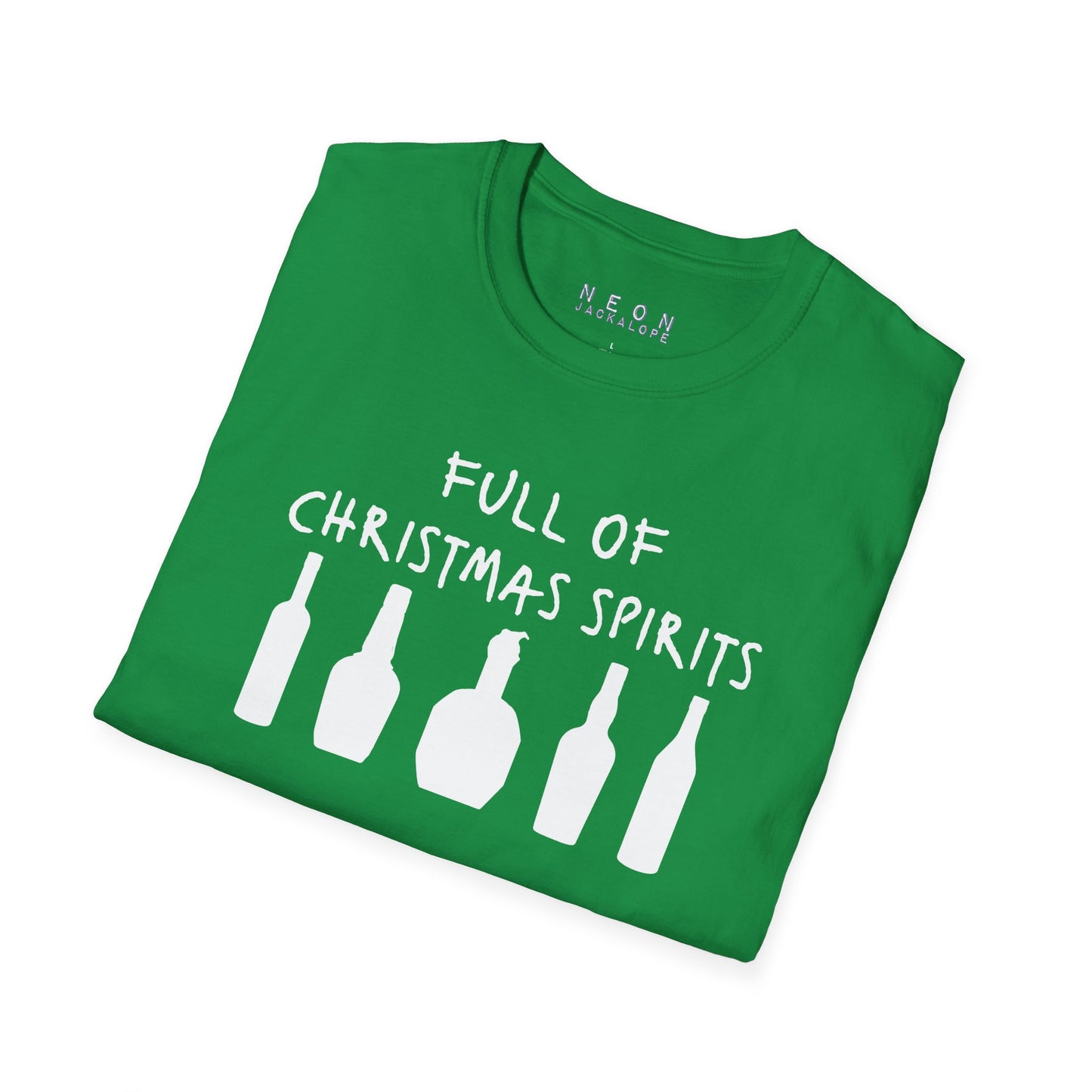 Full of Christmas Spirits T-Shirt (Bourbon Christmas)