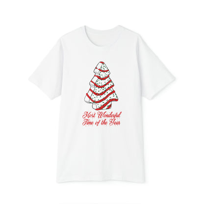 Most Wonderful Time of the Year Women's Short Sleeve Pajama Set (Christmas Tree Cake)